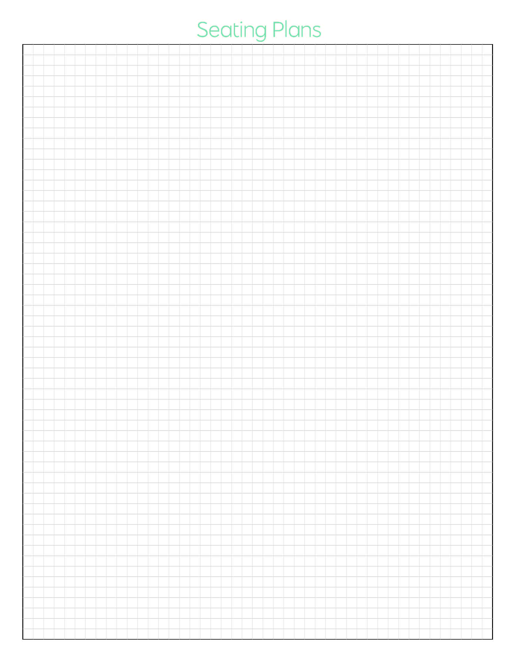 Student Seating Plan