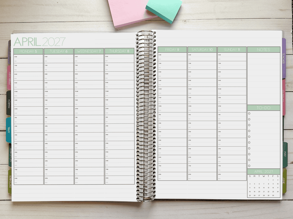 Hourly Layout